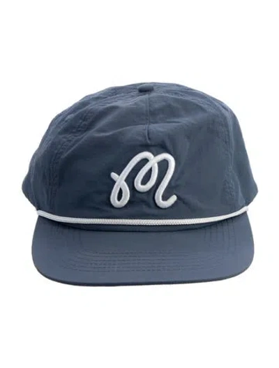 Pre-owned Malbon Hat In Blue/white