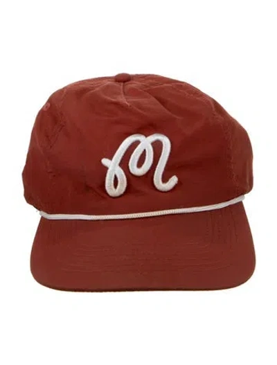 Pre-owned Malbon Hat In Brown/white