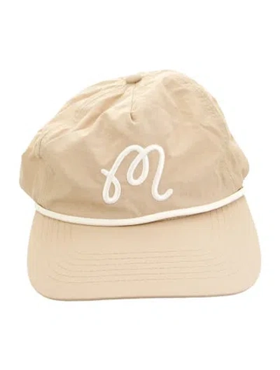 Pre-owned Malbon Hat In Neutrals/white