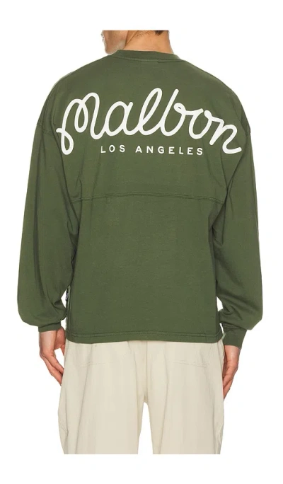 Malbon Horizon Tee In Olivine