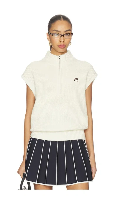 Malbon Iva Sweater Vest In Cream