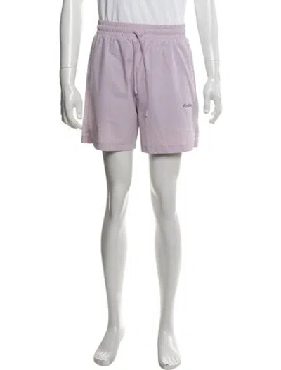 Pre-owned Malbon Jogger Shorts In Purple
