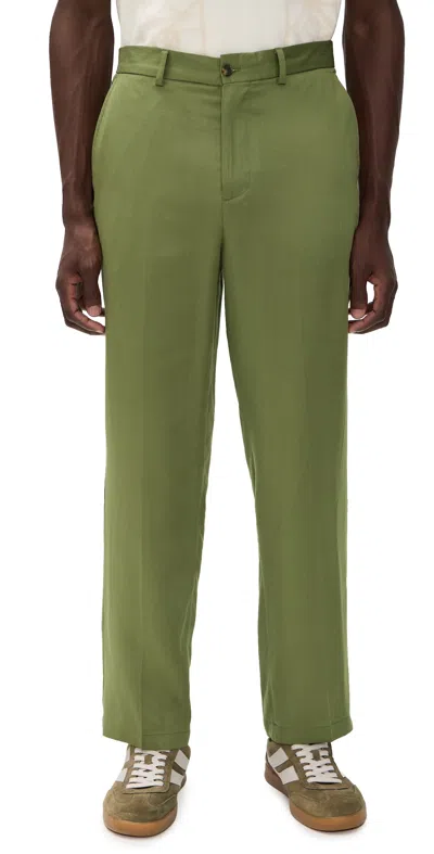 Malbon La Perla Pants Olivine In Green