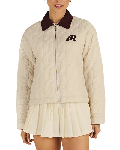 Malbon Luisa Quilted Jacket In Neutral