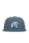 Malbon M Snapback In Blue