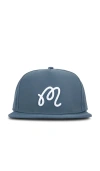 Malbon M Snapback In Blue