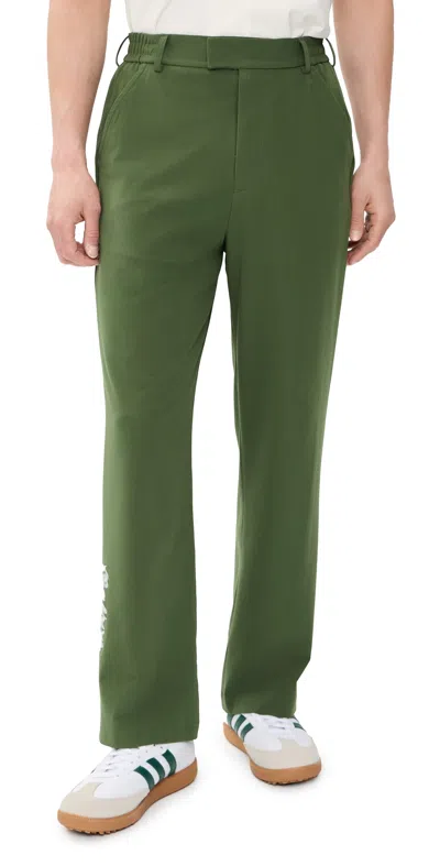 Malbon Magnolia Coolcore Pants Chive In Green