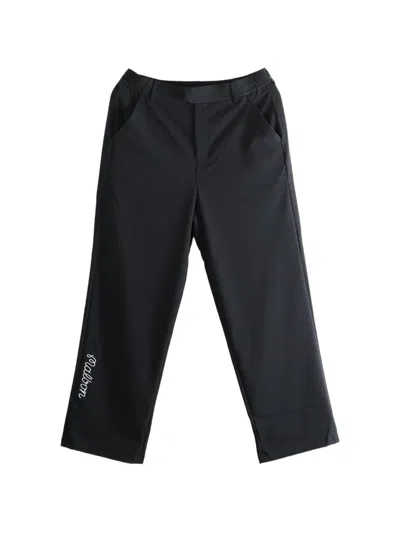 Malbon Magnolia Coolcore Straight-leg Trousers In Black