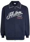 Malbon Maxewell Logo-print Cotton Sweatshirt In Blue