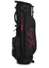 Malbon Members Nylon Walking Golf Bag In Black