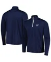 Malbon Men's Navy Wm Phoenix Open Performance Quarter-zip Top In Navy
