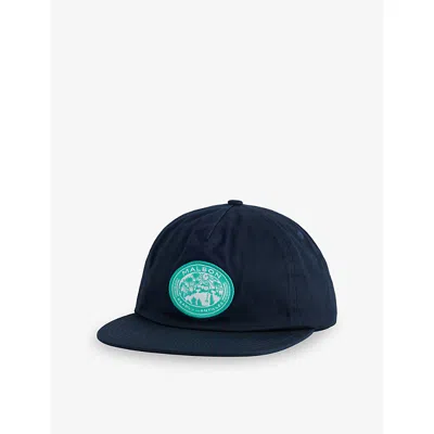 Malbon Ens  Horizon Embroidered-logo Cotton Cap In Pattern