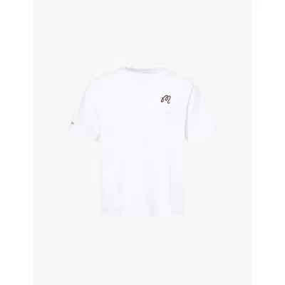 Malbon Mens White Bermuda Championship Cotton T-shirt Xl