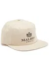 Malbon Monarch Logo-print Cotton Cap In Neutral