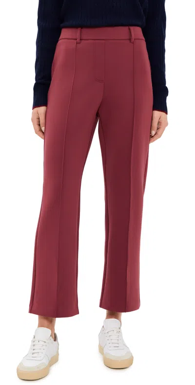 Malbon Monica Pants Oxblood In Red