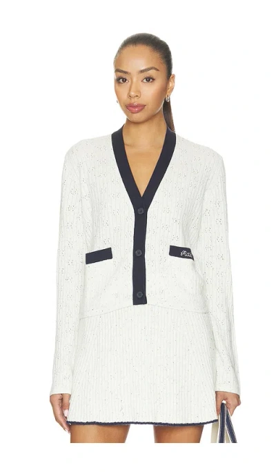Malbon Nara Cardigan In White