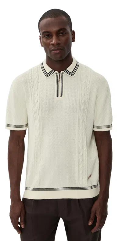 Malbon Navarro Polo Cream In Neutral