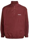 Malbon Noah Logo-embroidered Twill Jacket In Red