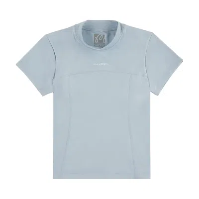 Pre-owned Malbon Orelia Tee 'subdued Blue' | Women's Size Xs