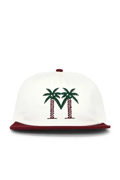 Malbon Palma Drive Snapback In Whisper White