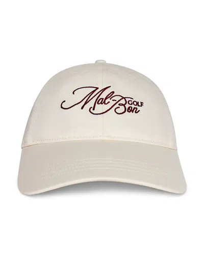 Malbon Palmetto Cotton Dad Hat In White