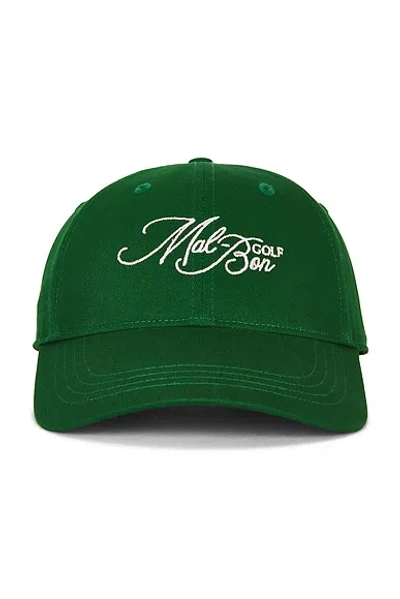 Malbon Palmetto Dad Hat In Garden Green
