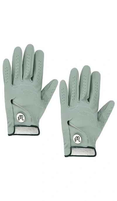 Malbon Palmetto Glove In Green Tint