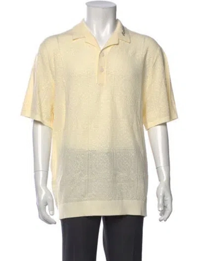 Pre-owned Malbon Patterned Short Sleeve Shirt In Neutrals