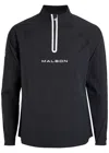 Malbon Performance Logo Stretch-jersey Top In Black