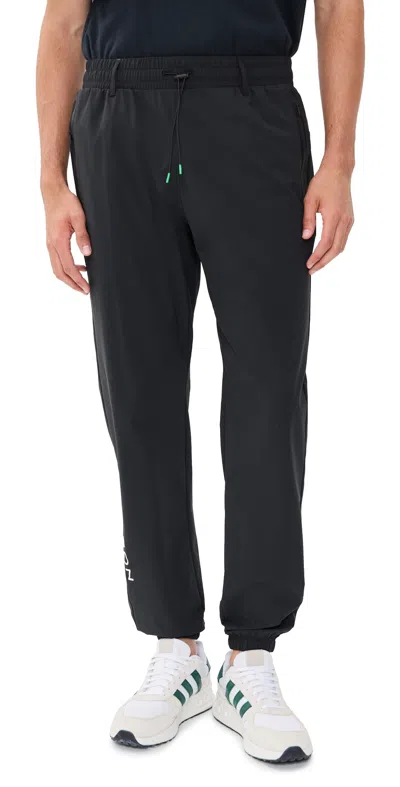 Malbon Performance Nylon Tech Pants Black