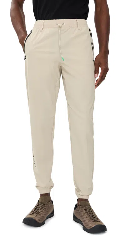 Malbon Performance Nylon Tech Pants Tan
