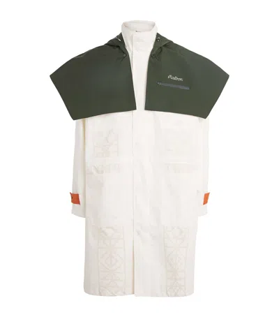 Malbon Printed Grove Trench Coat In Multi