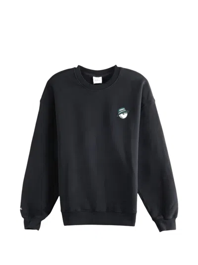 Malbon Range Cooper Logo-embroidered Sweatshirt In Blue