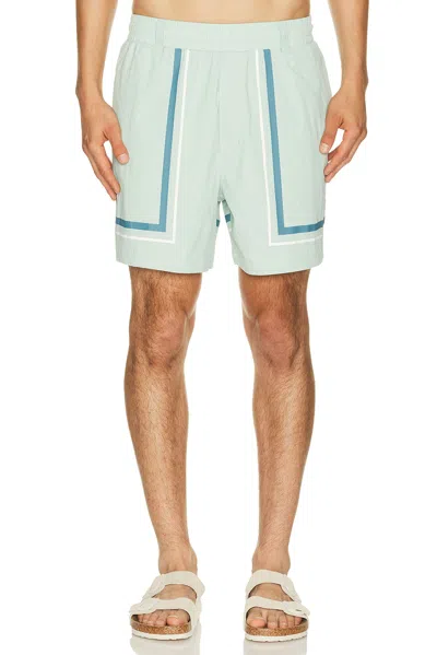 Malbon Scooter Playa Swim Short In Animal Print