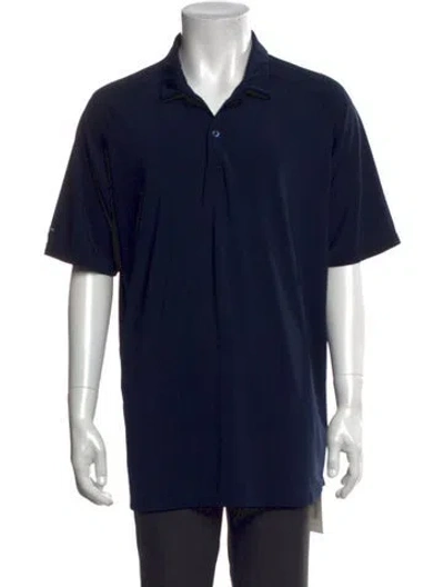 Pre-owned Malbon Short Sleeve Shirt In Blue