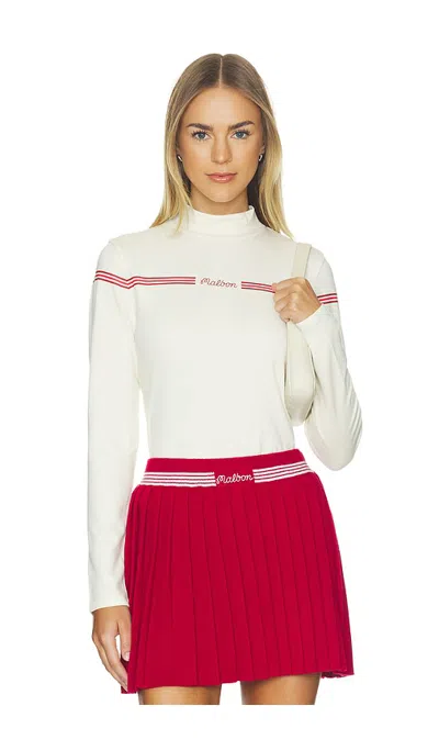 Malbon Sierra Mockneck Top In Winter