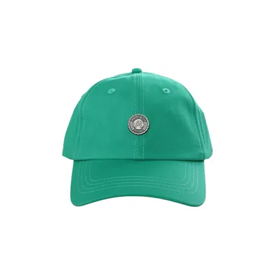 Pre-owned Malbon Stamp Dad Hat 'marine Green' | Men's Size Onesize