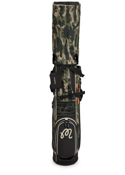 Malbon Tour Divot Camouflage Ripstop Golf Walking Bag In Multi