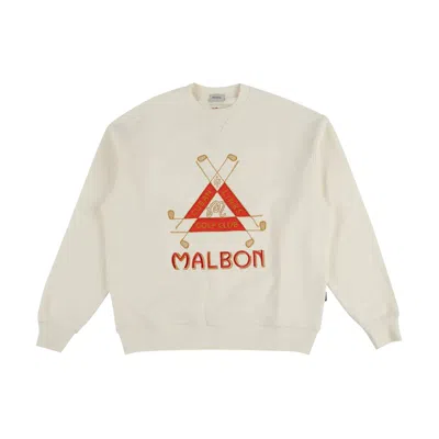 Pre-owned Malbon Trinity Crewneck 'cream' | Men's Size S