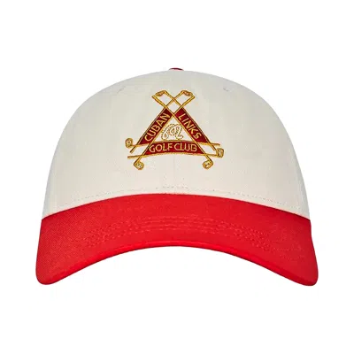 Pre-owned Malbon Trinity Dad Hat 'cream' | Men's Size Onesize