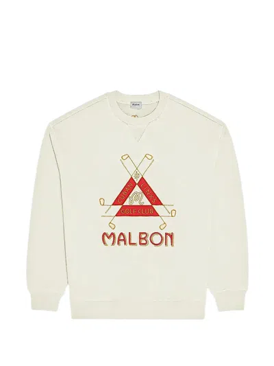Malbon Trinity Logo-embroidered Sweater In Purple