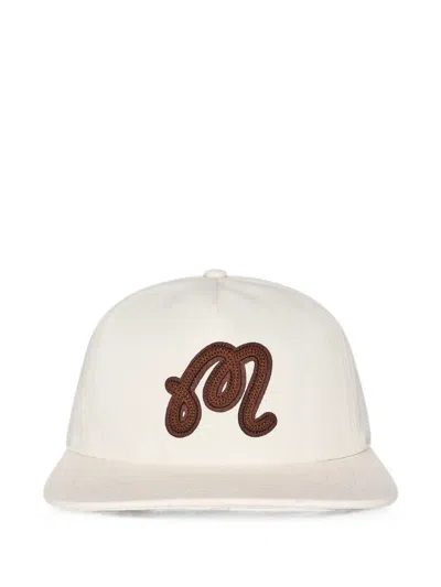 Malbon Velasco Snapback Logo-patch Cap In Neutral