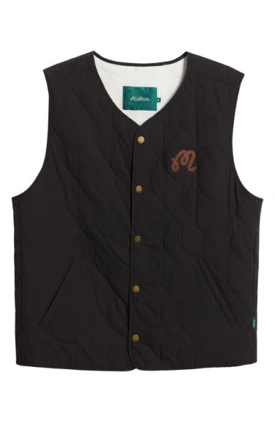 Malbon Vincenzo Quilted Vest In Black