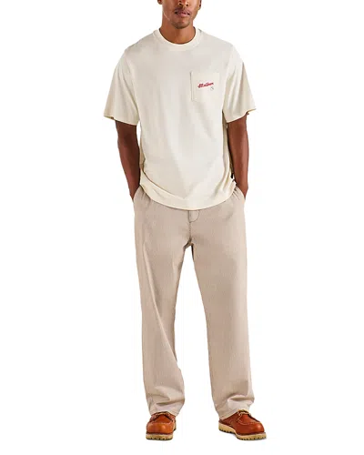Malbon Vista Demand Graphic Pocket Tee In Neutral