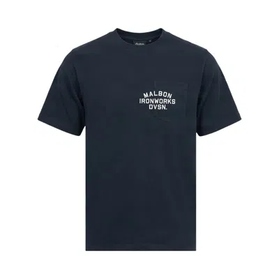 Pre-owned Malbon Vista Ironworks Tee T-shirts 'blueberry' | Men's Size M