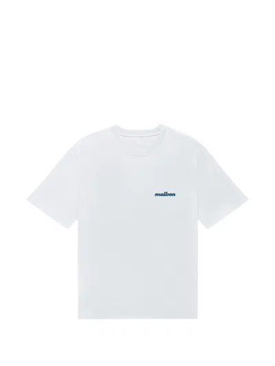 Malbon Vista Repair Logo-print T-shirt In White