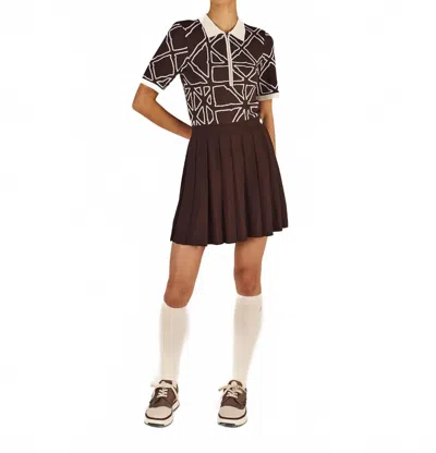 Malbon Viviana Mini Dress In Brown