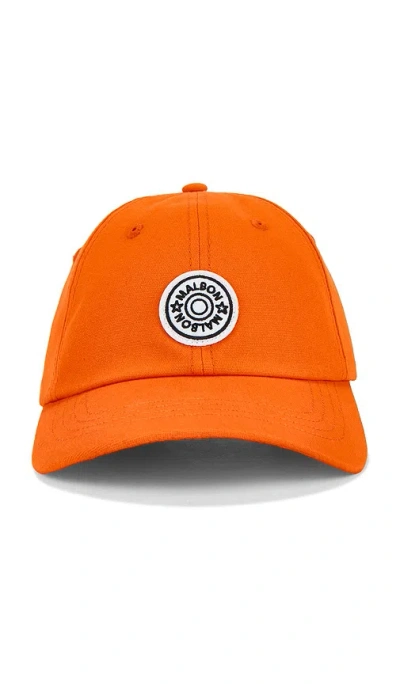 Malbon Waxed Cotton Strapback Hat In Pattern