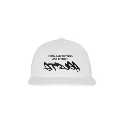 Pre-owned Malbon X Futura Atsuga Poly 5 Panel Snapback 'white' | Men's Size Onesize
