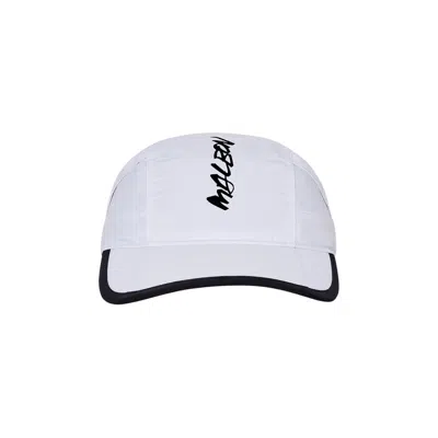 Pre-owned Malbon X Futura Nylon Bungee Hat 'white' | Men's Size S/m